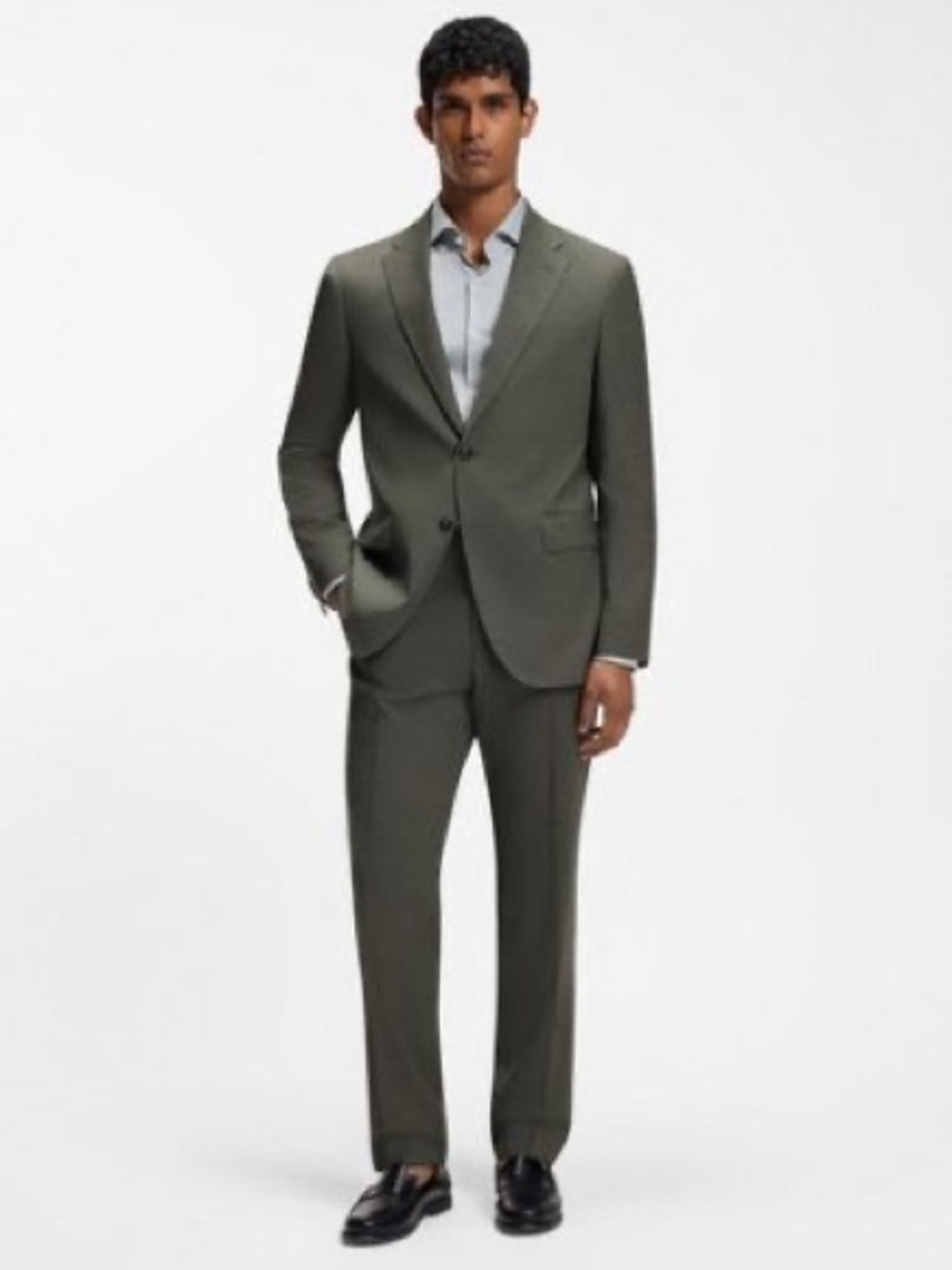 Hugo Boss Black Single-Breasted Notch-Lapel Blazer
